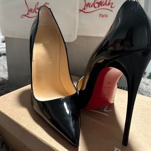 Christian Louboutin So Kate 120mm Pump Black Patent
Leather